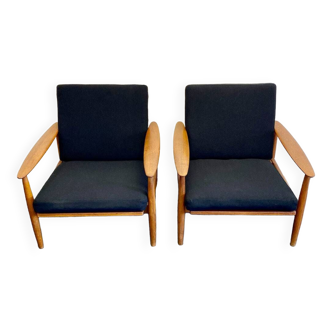 Paire de fauteuils Kolding par Erik Wörtz, Danemark