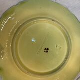 3 plates barbotine theme vines