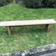 Banc en chêne massif