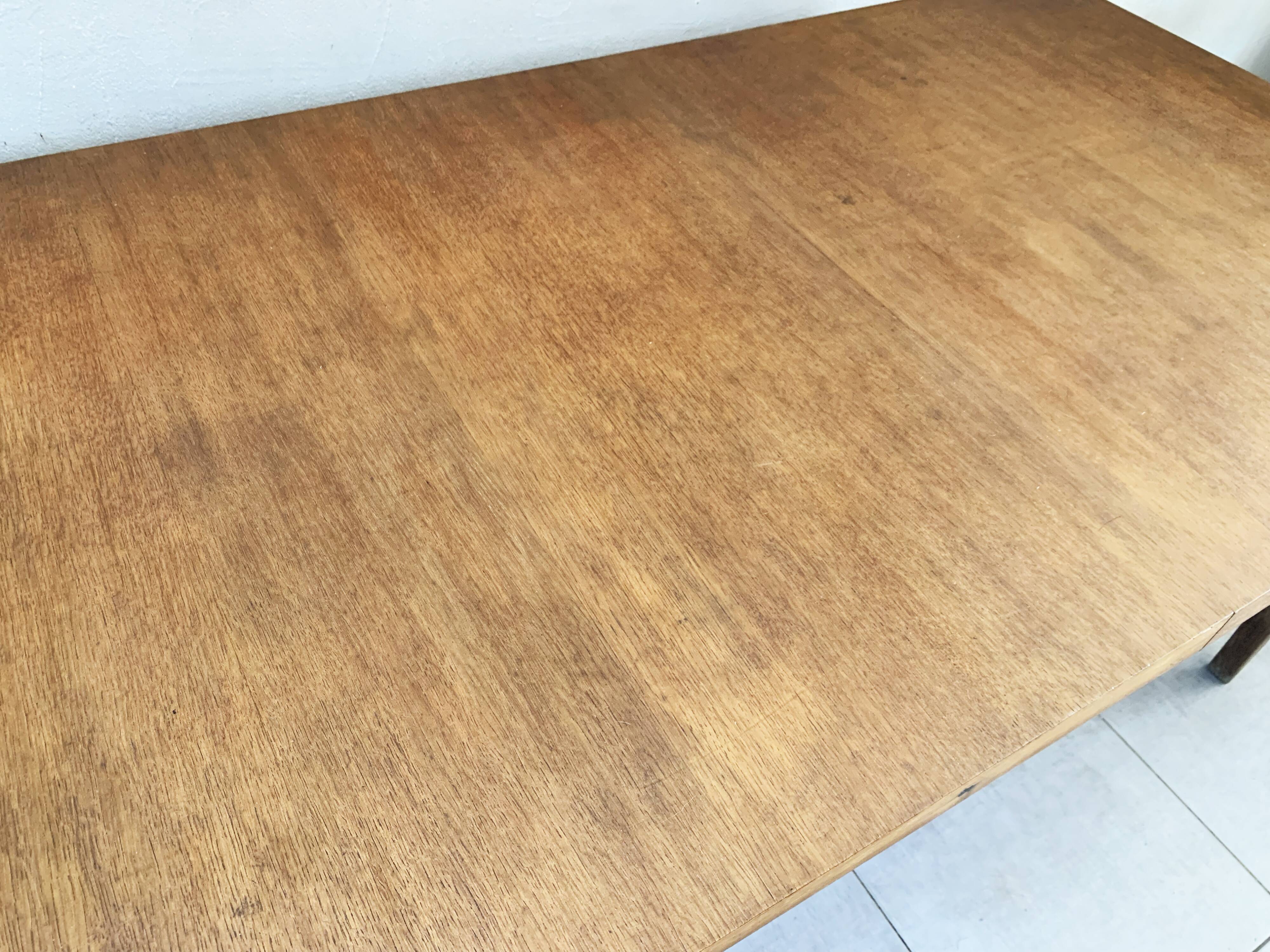 Vintage extendable oak table from the 50s