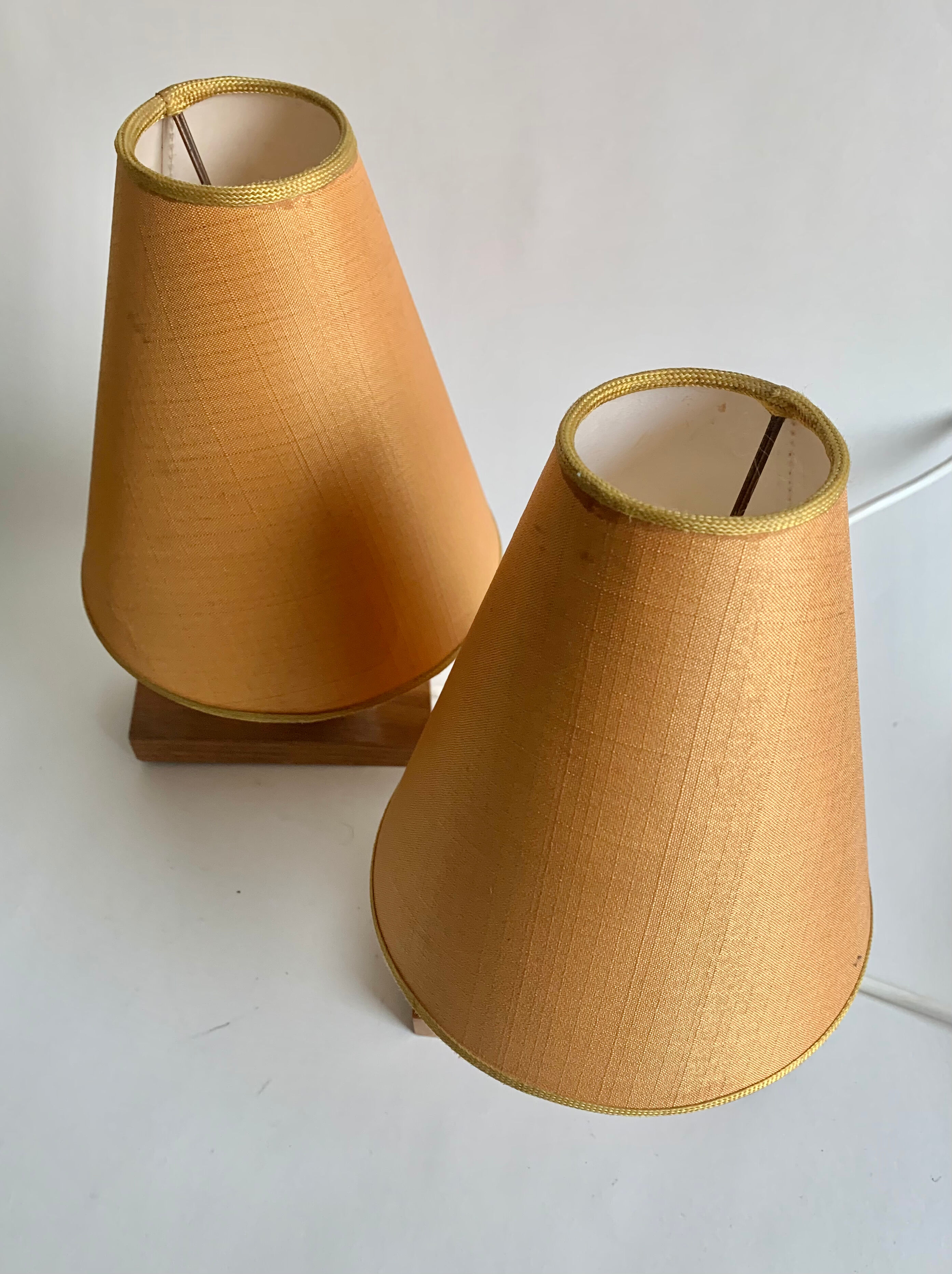 Pair of bedside lamps, Germany, 1960s