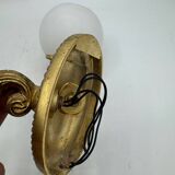 Double gold wall light