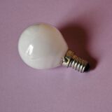 Glass and brass lamp foot