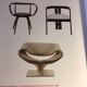 Tobia Scarpa 4 chairs/chairs model "Pigreco" 1956 for Gavina