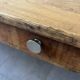 Authentic vintage farmhouse table from the 1950s in solid oak.