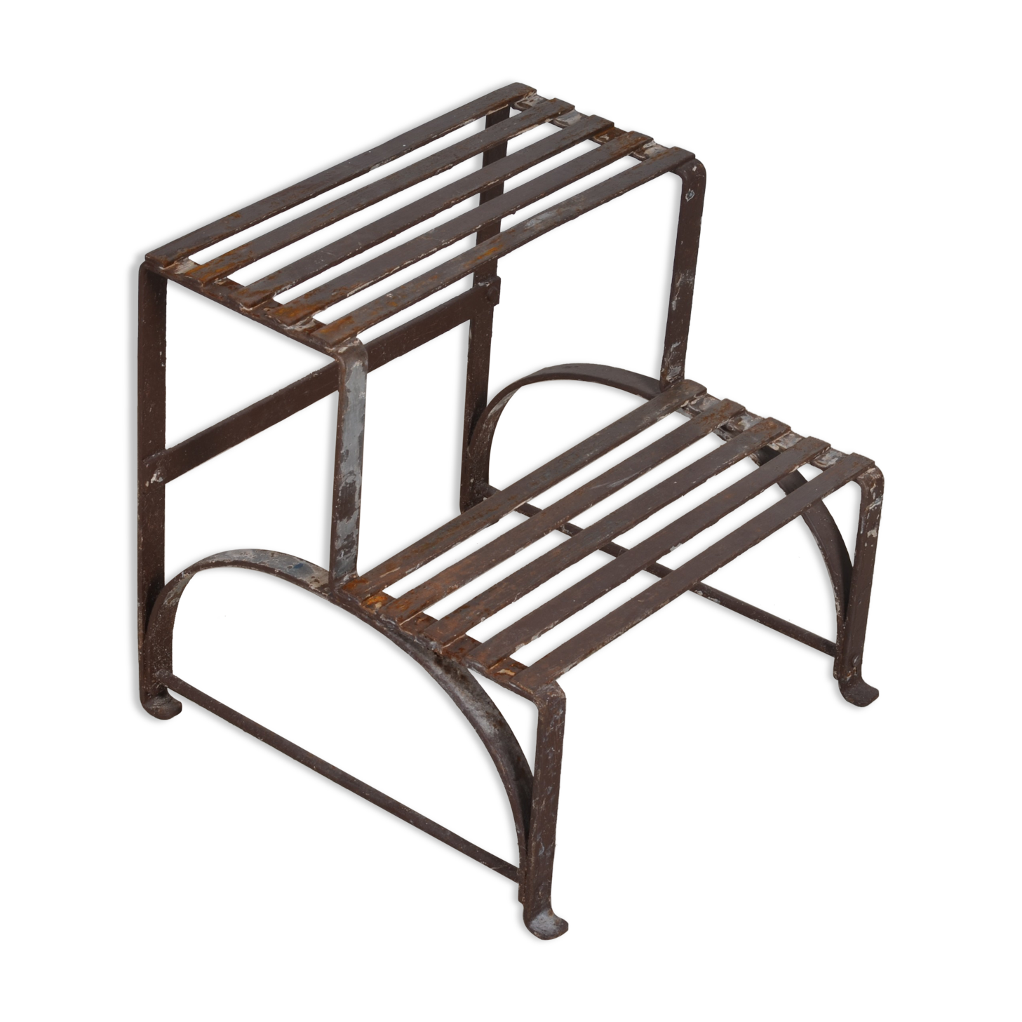 Stepladder 2 steps in metal