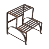 Stepladder 2 steps in metal