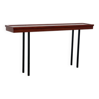 Elegant Italian wooden and metal console