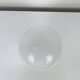 Vintage opaline ball wall lamp from the 60s