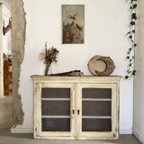 Patinated display case