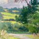 Tableau "Quietude Ardennaise" Jules Mativa (XX°) HSC avec cadre Ardennes