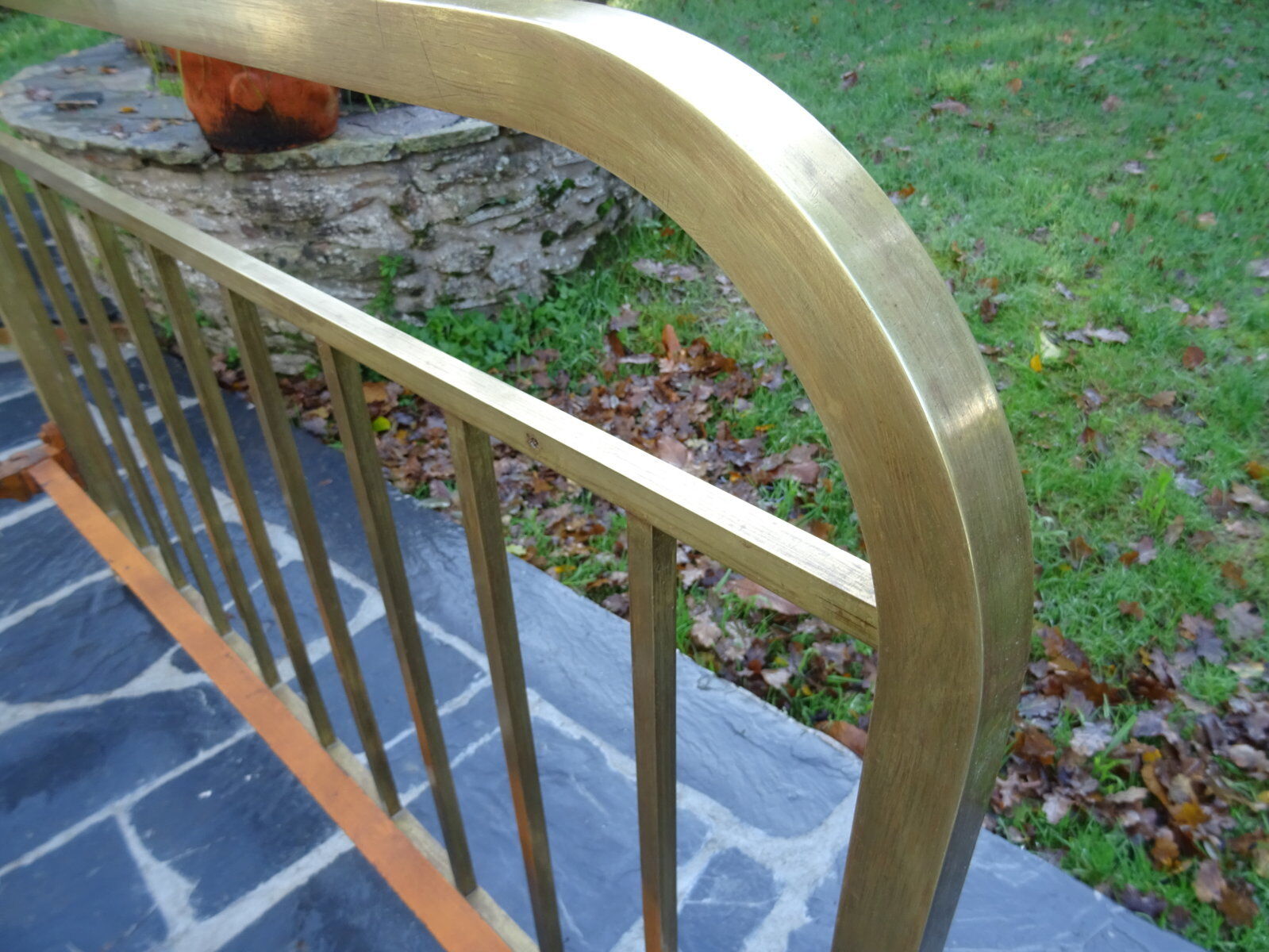 Double art brass art bed