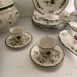 Sarreguemines earthenware table service