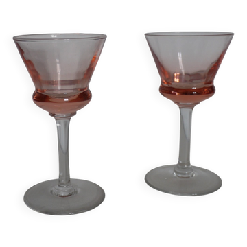Set of 2 liqueur glasses