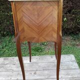 Bedside style louis XV marquetry