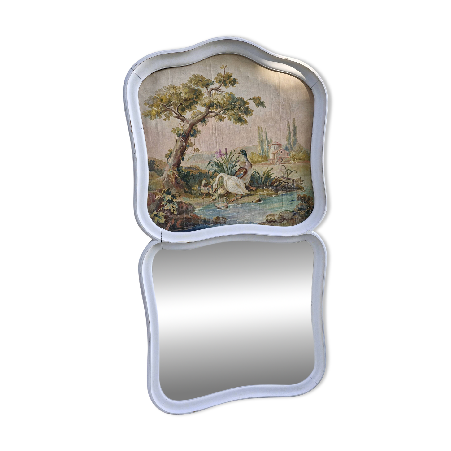 Old patinated trumeau