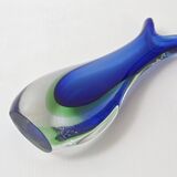 Vintage Murano glass vase Sommerso 1960