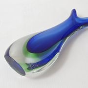Vase vintage en verre de Murano Sommerso, 1960