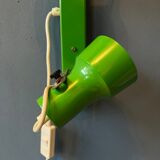 Vintage wall lamp space age green