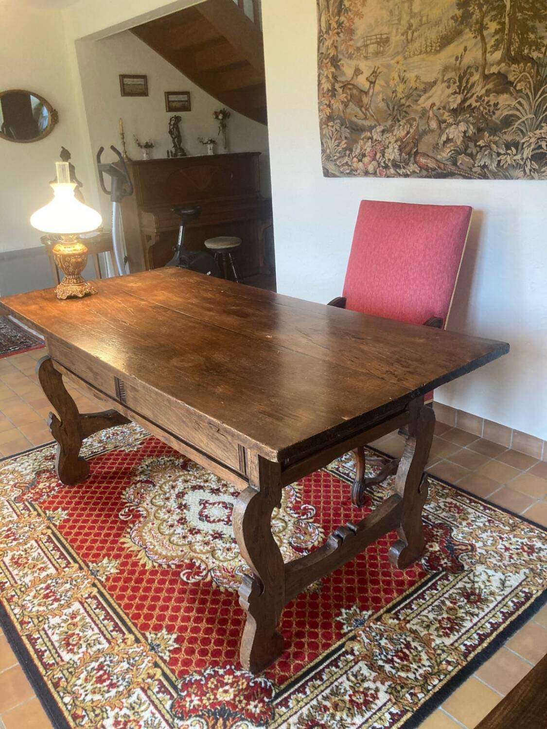 Bureau en châtaignier