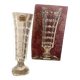 Vintage soliflor vase in Arques crystal, new in box
