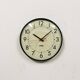 Vintage school wall clock from standard electric, 1980s