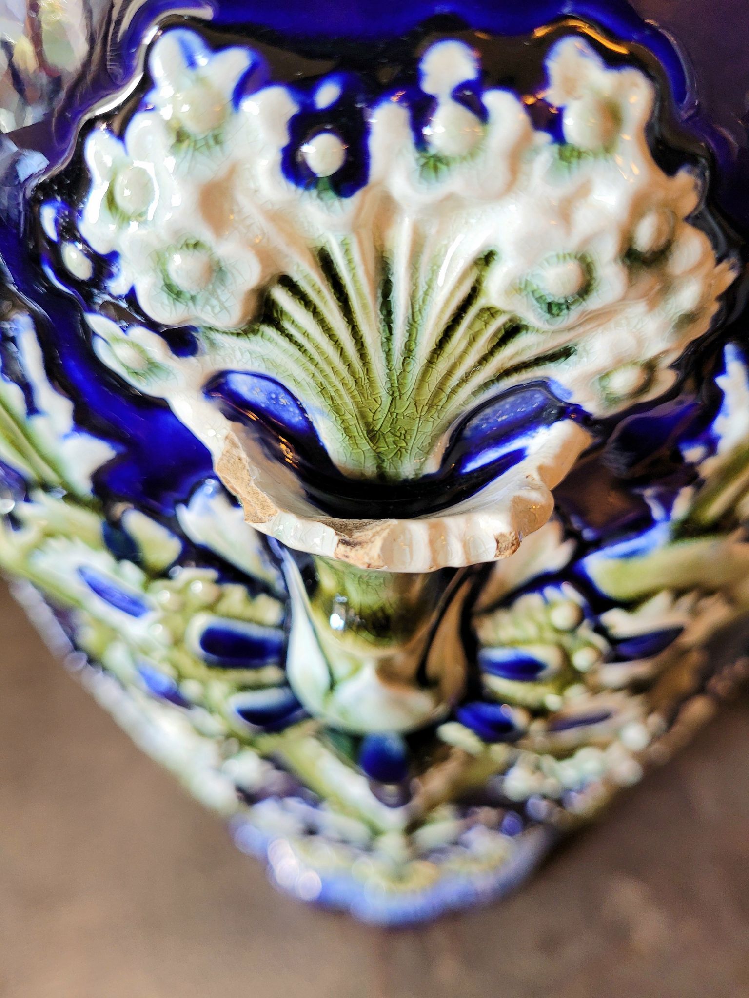 Vase en céramique Art Nouveau 1900