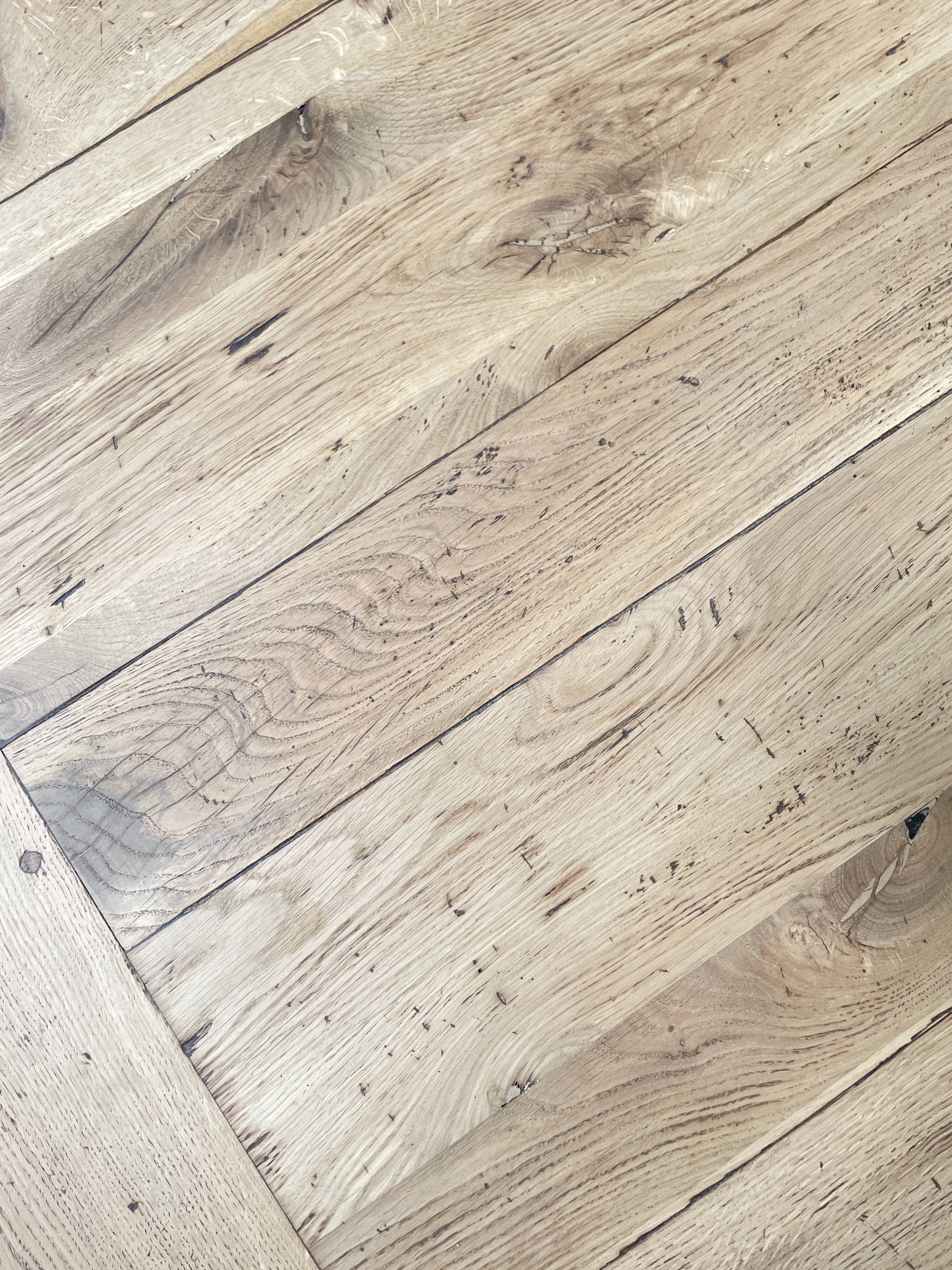 Solid oak farm table