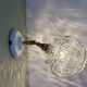 Vintage glass globe wall light