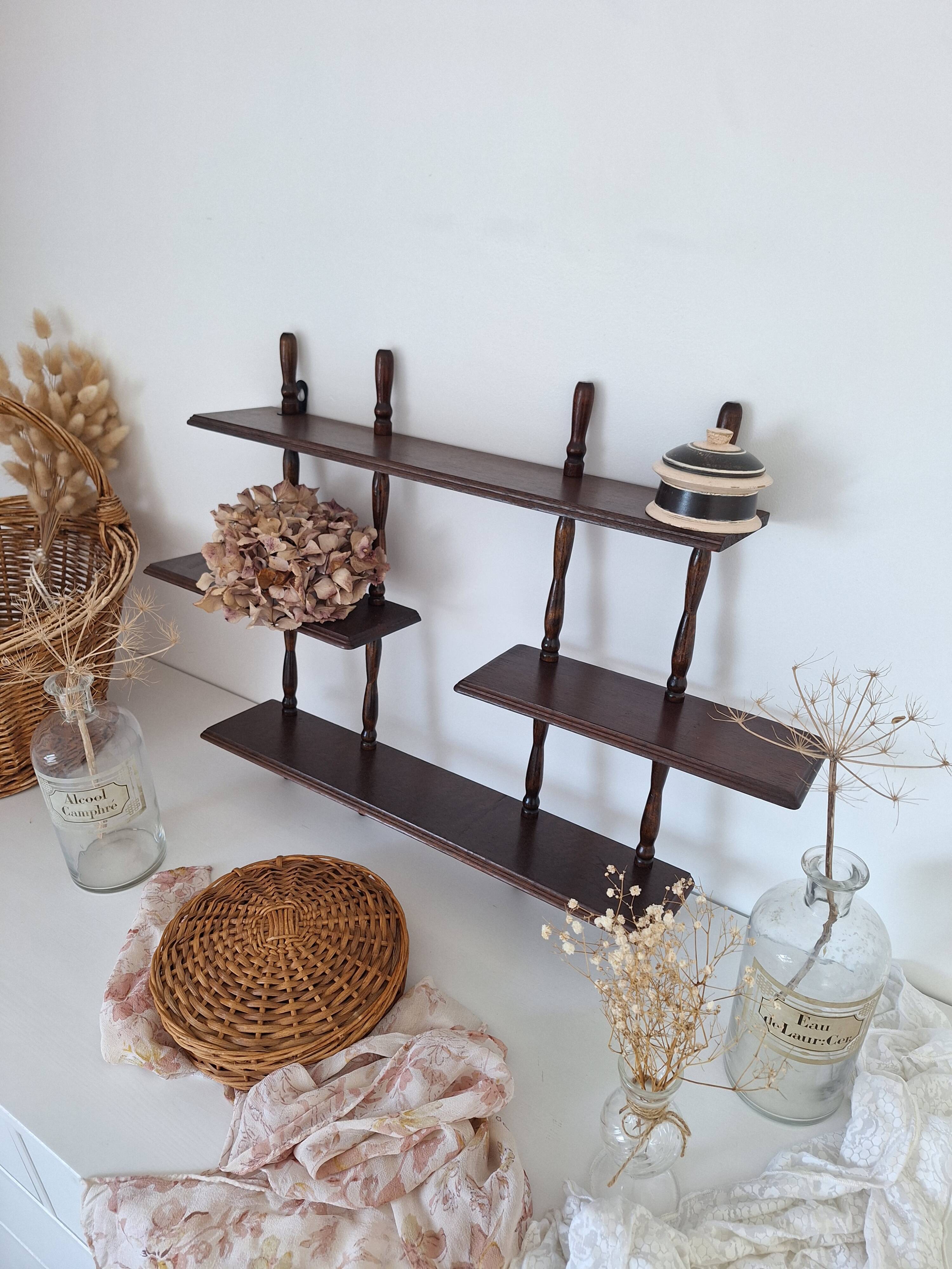 Etagère murale en bois