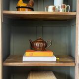 Art Deco oak display case