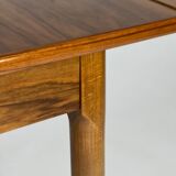 Mid-century dining table walnut vintage 60s Extandable