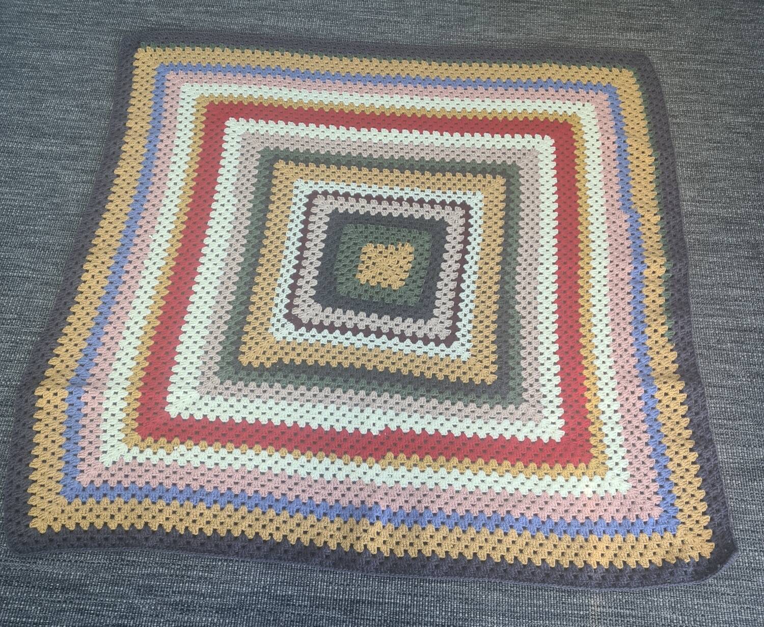 Vintage crocheted blanket
