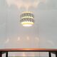 White metal pendant lamp from the mid-century by H. Zender for Temde.