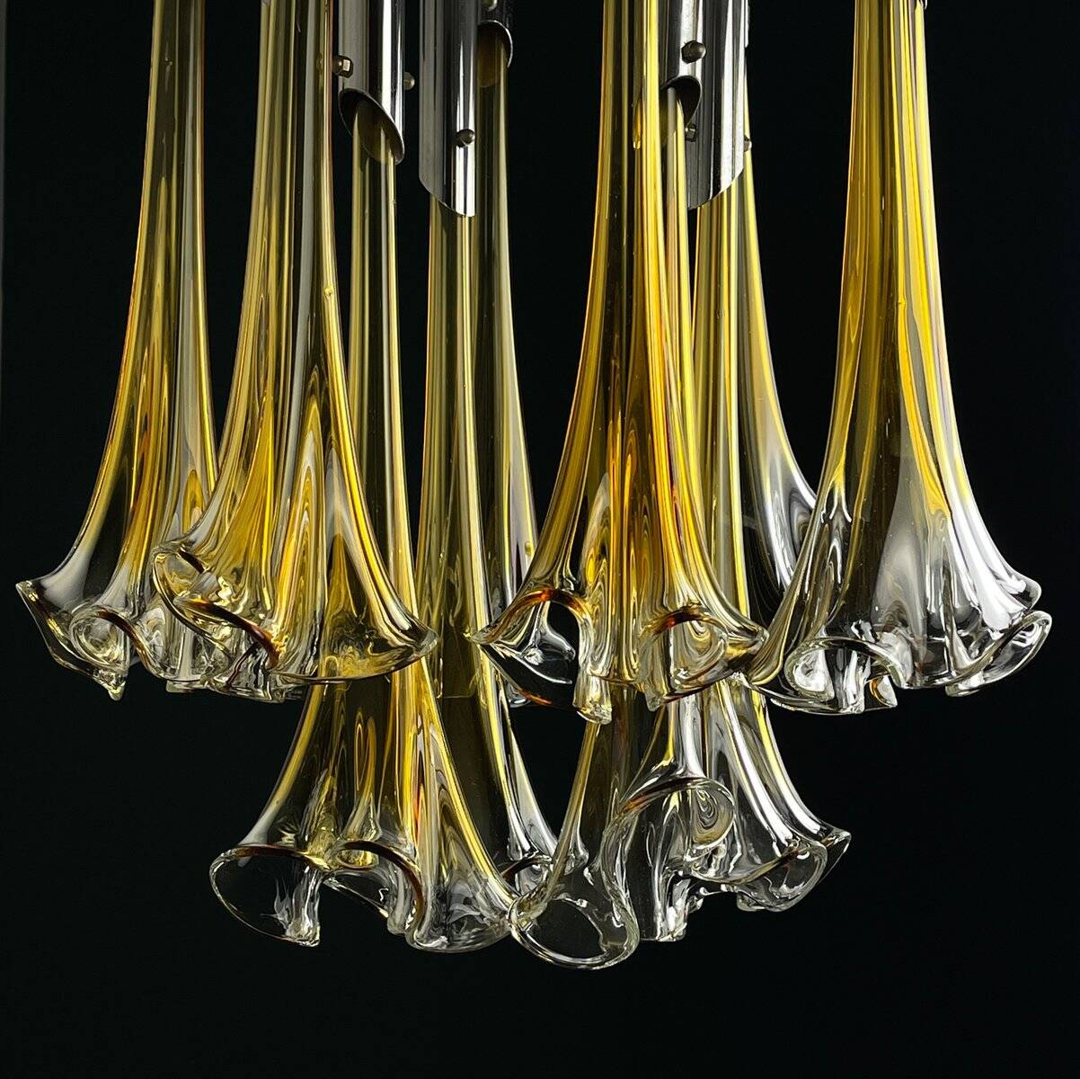 Vintage Italian Murano chandelier by Venini, 1960s