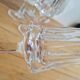Service of 6 vintage crystal champagne flutes