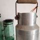 Tin milk pot