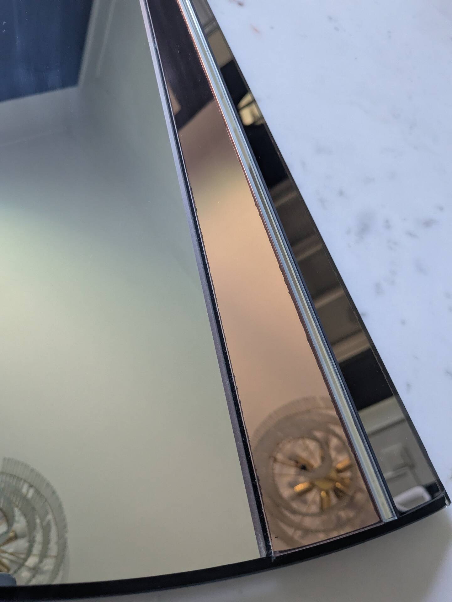 Super miroir éventail style Art Deco 80'