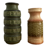 2 vases west Germany