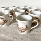 Tasses à café en porcelaine Bavaria