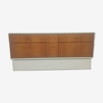 Commode teck de style scandinave années 70