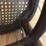 Fluted bistro chair in early 1900