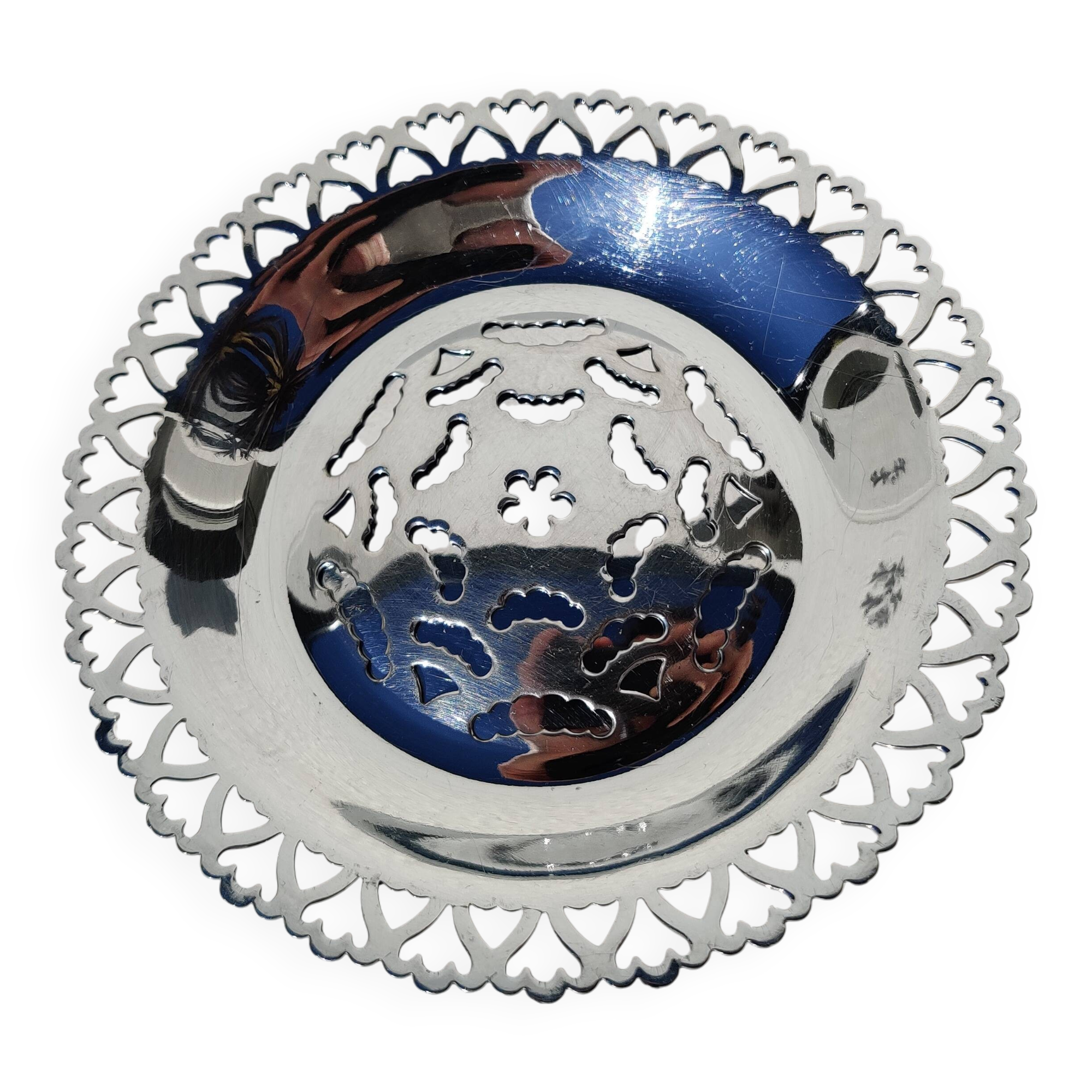 Vintage silver-plated butter dish from the "Coquillor" brand