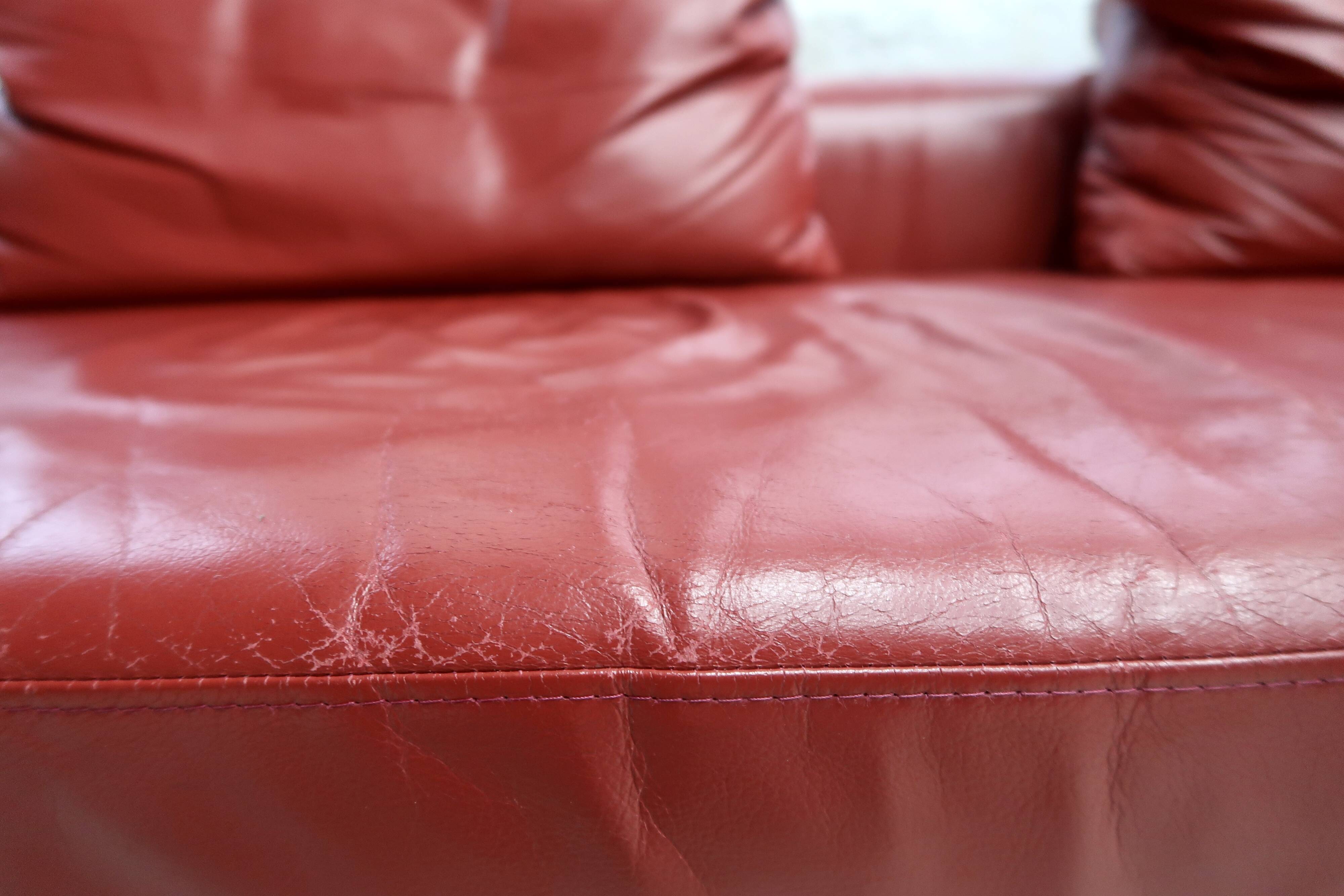 Ewald Schillig leather sofa, 2000s