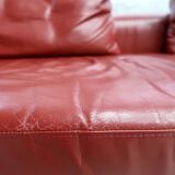 Ewald Schillig leather sofa, 2000s