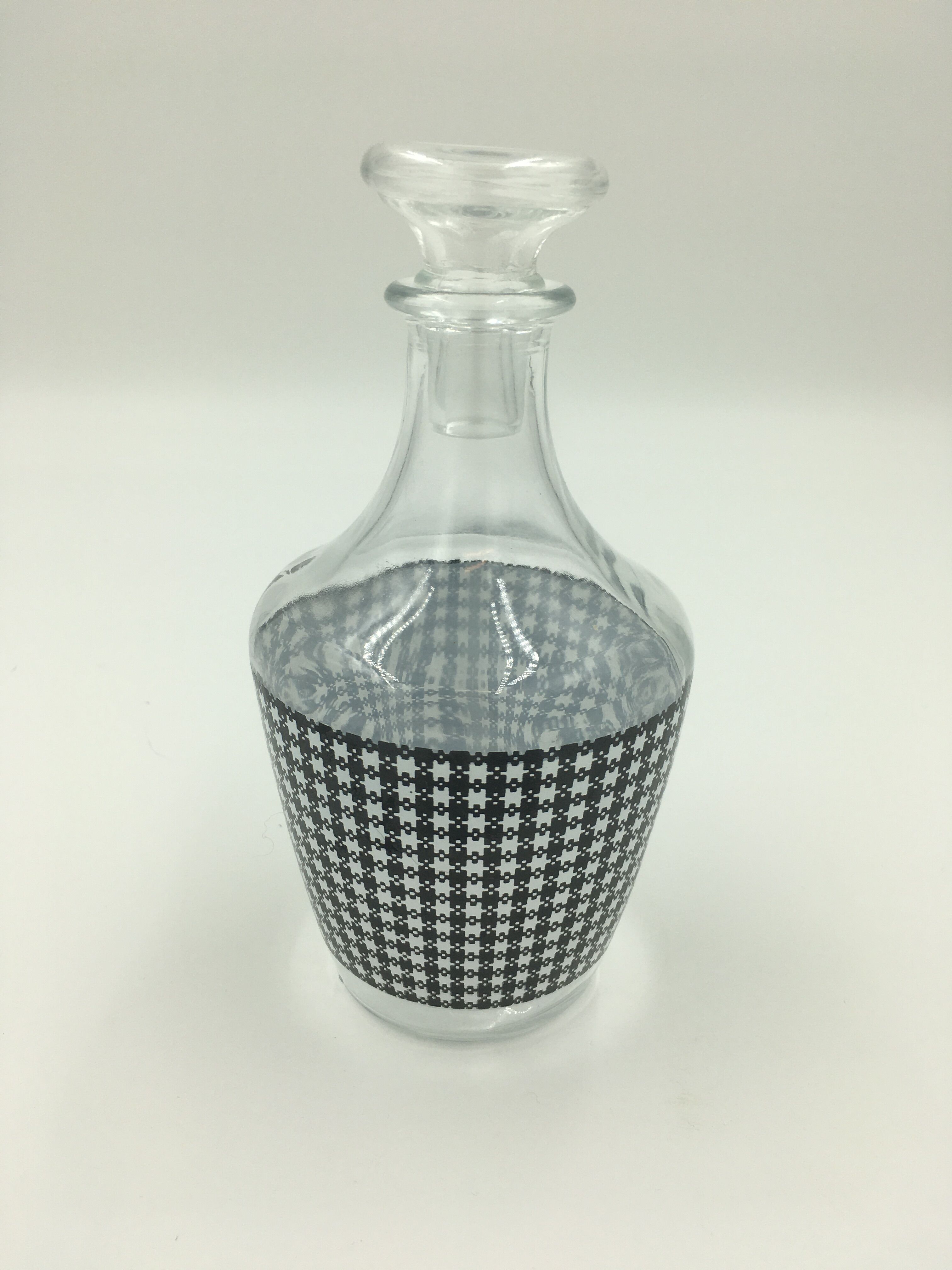 Glass liquor decanter 50s