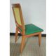 Suite of 4 vintage chairs compass feet