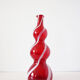 Carafe italienne verre soufflé rouge empoli