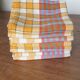 Serviettes de table anciennes en coton