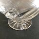 Paire de moutardiers anciens en verre